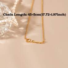Collar con nombre delicado y elegante, collar con nombre personalizado en oro, collar con nombre pequeño, joyería personalizada con nombre, regalo de Navidad, collar para mamá