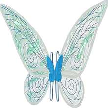 Oprtuisi 成人仙女翅膀，闪亮透明公主翅膀，天使翅膀，适合万圣节装扮 - 彩色 - 查看 10