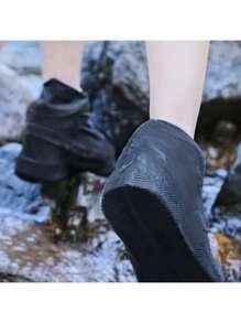 Waterproof Silicone Shoe Covers - Non-Slip & Reusable For Outdoor Rainy Days, Hiking, Cycling