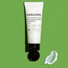 MARLOWE. No. 128 Men's Lotion With Sunscreen SPF 50, 3.4 Oz, Oil-, Lightweight Daily Face Moisturizer Men, Includes Natural Extracts To Hydrate, Nourish & Soothe - Facial Moisturizer w SPF - 查看 3