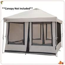 7-Person 2-In-1 Screen House Connect Tent With 2 Doors, Canopy Sold Separately
