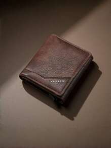 1 pieza Billetera multifunción para hombres con tarjetero plegable, diseño delgado de triple pliegue con múltiples ranuras para tarjetas, regalo ideal para hombres