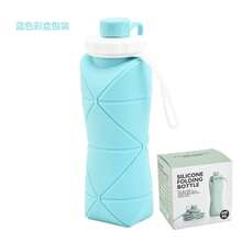 Silicone Collapsible Sports Water Bottles Outdoor Camping Folding Water Cup Large Capacity Travel Foldable Leakproof.Kettle