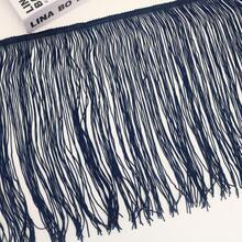 1码流苏花边蕾丝用于缝纫配件30厘米宽装饰流苏拉丁舞服装流苏DIY服装用品艺术工艺品家居花园 - 多色 - 查看 5