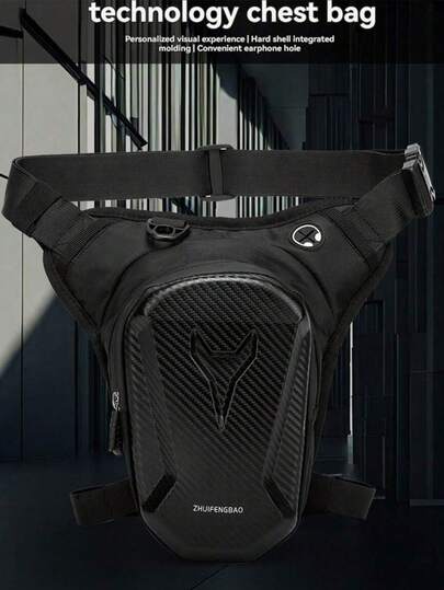 Tactical Leg Bag, Men's Motorcycle Riding Multi-Function Tie-On Waist Bag & Crossbody Bag For Outdoor Send A Sports Headband, Camping, Easter, Camping