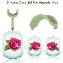 Kompatibel mit Max Gen 1 & 2, Rose Blumen Schutzhülle, transparente weiche Silikon Schutzhülle, romantische Rose TPU Schutzhülle, modische Rose Blumen Silikon Schutzhülle, Silikon Schutzhülle, wasserfest, staubdicht, fingerabdruckfest, kratzfest, stoßabsorbierend, 360° Komplettschutz, weiches Silikonmaterial, bequemer, leicht zu reinigen, verschiedene Farboptionen, tolles Geschenk