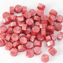 100pcs Colored Wax Beads, Cheap Pearlescent Bulk Nontoxic Vintage Seal Wax Beads Set,Back To School,School Supplies