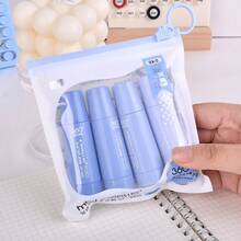 4pcs/Set Double Sided Adhesive Tape Roller, Swivel Telescopic Head, Adult Scrapbooking Supplies, Scrapbook Photo Tape For Scrapbooking, Handbooking, Card Scrapbooking Journals And Crafts Back To School - Multicolor - View 12