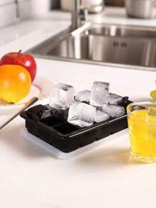 1 Stück Silikon Quadratische Eiswürfelform, Einfacher Auslöse & Antihaftbeschichtung, Benutzerfreundliche 15-Fach Eiswürfelform, für den Kühlschrank, Mehrteilige Eiswürfelform zum Herstellen von Eiswürfeln für Getränke, Cocktails und Kaffee, geeignet für Zuhause, Bar und Partys, liefert kristallklare und gleichmäßige Eiswürfel, unverzichtbares Küchen- und Bar-Accessoire