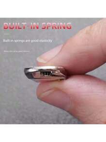 8pcs Metal Zipper Puller Instant Zipper Repair Kit, Suitable For Zippers Of Backpacks, Suitcases, Down Jackets, Boots, Etc Random Color