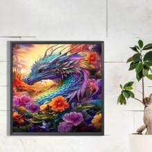 Erwachsenen Drachen Diamant Malerei Set, Anfänger 5D Diamant Kunst Set, Diamant Malerei Geschenk, Wand Dekoration für Zuhause, 30 x 40 cm