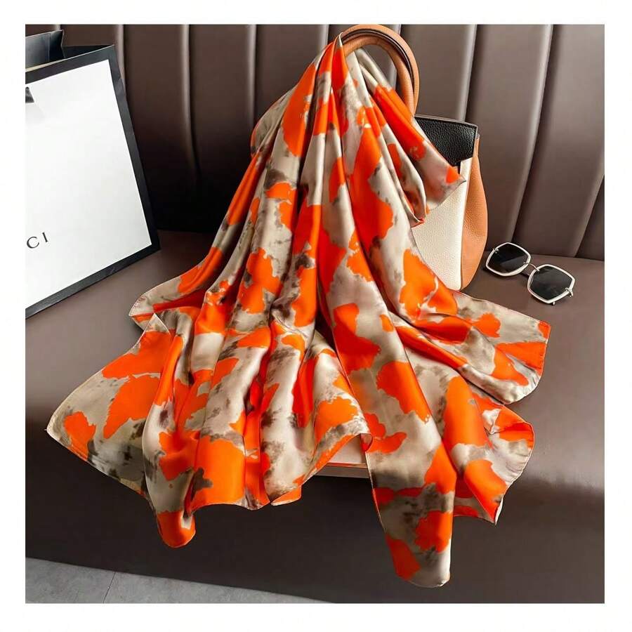 Women's Long Scarf, Fashionable Sunscreen Shawl For Travel And Holiday