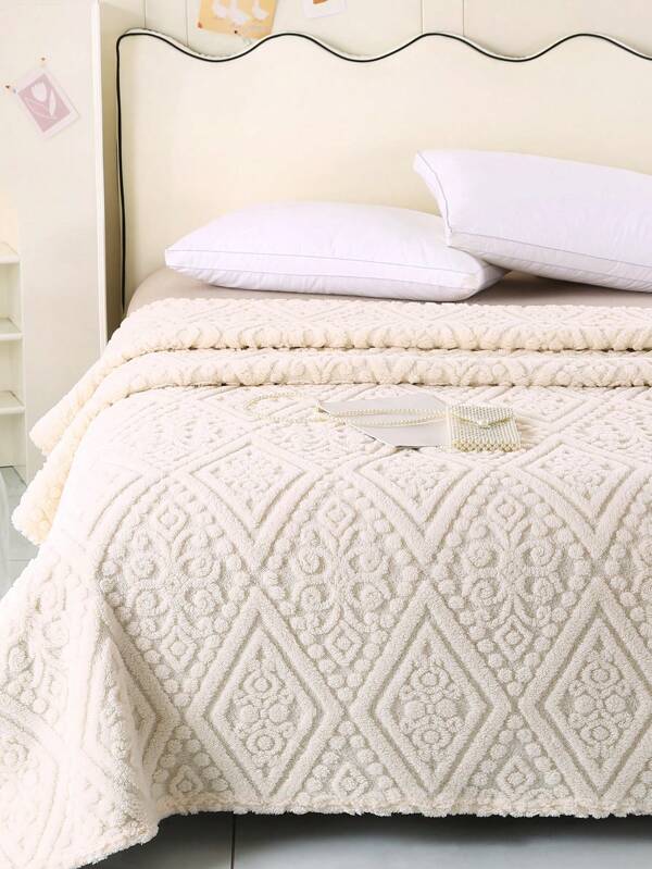 1 Stück beige Decke, vintage Sherpa Fleece warme Überwurfdecke, weich und kuschelig als Abdeckung für Bett, Klimaanlage, Wohnzimmer, in verschiedenen Größen und Farben erhältlich, geeignet für Schlafzimmer Dekoration