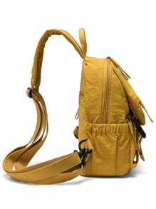 1 pieza Mochila multifuncional de nailon, Bolso de pecho para deportes al aire libre, Mochila ligera y sencilla, Bolso cruzado de hombro casual y de moda