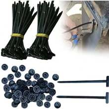 尼龙通用扎带扣，升级版多用途塑料扎带工具，重型自锁尼龙，适用于汽车日常固定 - 黑色 - 查看 8