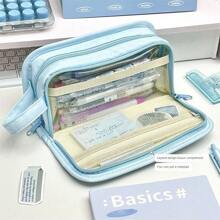 Bolsa para lápis multicamadas de grande capacidade Three Puppies, estojo para lápis multifuncional e altamente atraente para estudantes