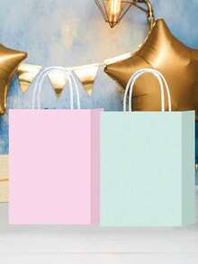24 chiếc/12 chiếc/6 chiếc/1 chiếc túi quà màu Macaron, túi quà giấy Kraft nhiều màu sắc có tay cầm, túi quà giấy Kraft mềm mại dùng cho tiệc tùng, sinh nhật, kẹo, mua sắm, trang trí đồ dùng cho doanh nghiệp nhỏ, túi tote giấy Kraft trơn, túi giấy Kraft tối giản có vân, túi tote đa năng, túi đựng đồ đa dụng, túi quà sáng tạo, bao bì quà tặng - Nhiều màu - Xem 7