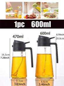 3/2/1pc Oil Spray Bottle, Kitchen Household Barbecue Olive Oil Cooking Spray Oil Atomization Fat Reduction Oil Spray Artifact, Oil Spray Dispenser Refillable Spray Bottle Outdoor Barbecue Cooking Kitchen Supplies