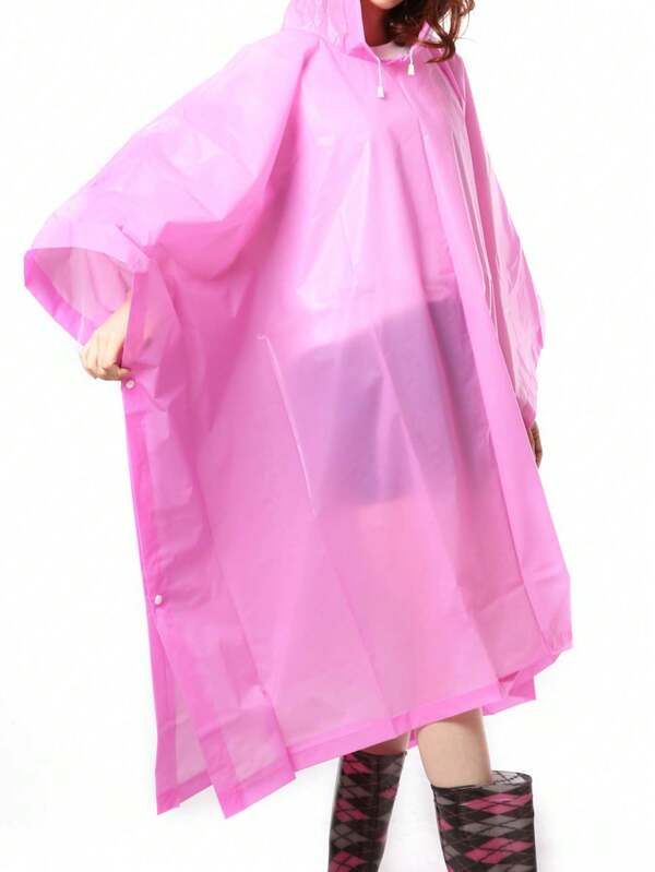 1/5/10 Pcs Disposable Raincoat And Shoe Covers, Reusable Mini Portable Adult Rain Poncho, Water-Resistant For Outdoor Camping, Hiking, Cycling, Travel Essential, Back To School Supplies, One Size Random Color