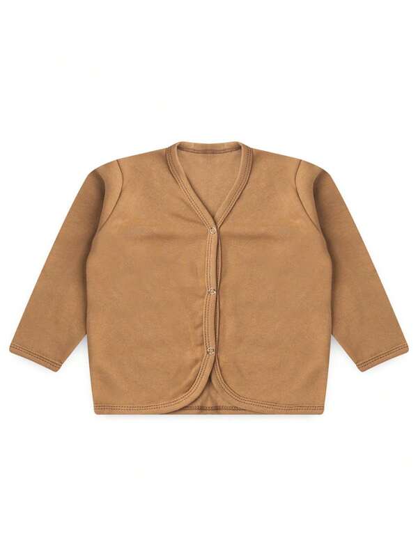 BEBE FOFUXO Casaquinho Bebê Suedine com Botões (P/M/G/1) - Bebê Fofuxo