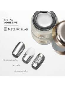 annies 8g镜面金属凝胶金色2025新款高亮度液态金属凝胶银色勾边超闪美甲沙龙专用﻿ - 彩色 - 查看 6