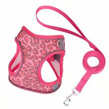 Bộ dây đeo cho mèo và chó họa tiết da báo thời trang, áo vest lưới thoáng khí chống kéo giật dành cho thú cưng nhỏ và vừa, áo vest phản quang mềm mại có đệm giúp dễ dàng kiểm soát và huấn luyện, áo vest mát mẻ mùa hè cho những chuyến đi dạo hàng ngày trong nhà và ngoài trời, dây đeo cho mèo và chó nặng từ 3-20 lbs. - Nhiều màu - Xem 15
