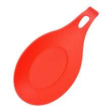 1pc Silicone Shelf Spoon Soup Spoon Holder Single Spoon Storage Tray Multifunctional Kitchen Dishes, Tableware Kitchen Tools Restaurant Kitchen Accessories 1pc Heat-Resistant Silicone Spoon Rest - Multipurpose Kitchen Mat For Spoons And Forks, Random Color Selection - Multicolor - View 14