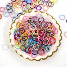 100 Stücke bunte Kinder-Haarschmuckteile, Baby-Haargummis