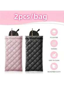 1 Stück/2 Stücke/3 Stücke/4 Stücke/8 Stücke Unisex tragbare komprimierte Brillenetui - Multifunktionale Aufbewahrungstasche aus PU-Leder für Brillen, Handy, Münzen, Augenmasken und Make-up Pinsel (4 Farben erhältlich) für Reiseaufbewahrungstasche, Makeup Tasche, Kosmetiktasche