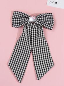 Sanrio 1pc Sanrio Bow Hairpin, With Cute Cartoon Decoration, Girls' Big Bow Hairpin, Ponytail With Big Hairpin Accessories, Small Crocodile Hairpin Hair Accessories Cute Ponytail Clip, Women's Hair Accessories Cute Oversized Long Tail Hairpin Metal Clip First Choice For Gifts, Accessories For Girls At The Beach., Flat Claw Clip, Claw Clips, Clips For Hair, Hair Slide, Hair Claws