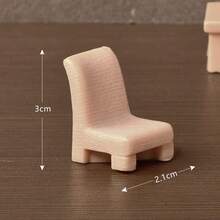 1:12 Dollhouse Furniture Model Miniature Creative Micro Landscape Cartoon Cute Simulation Small Cat Animal Figurine Decor Accessories Tabletop Ornament DIY Miniature Kit Birthday Gift, Dollhouse Decoration Accessories, Mini Resin Cat, Table, Chair - Multicolor - View 25