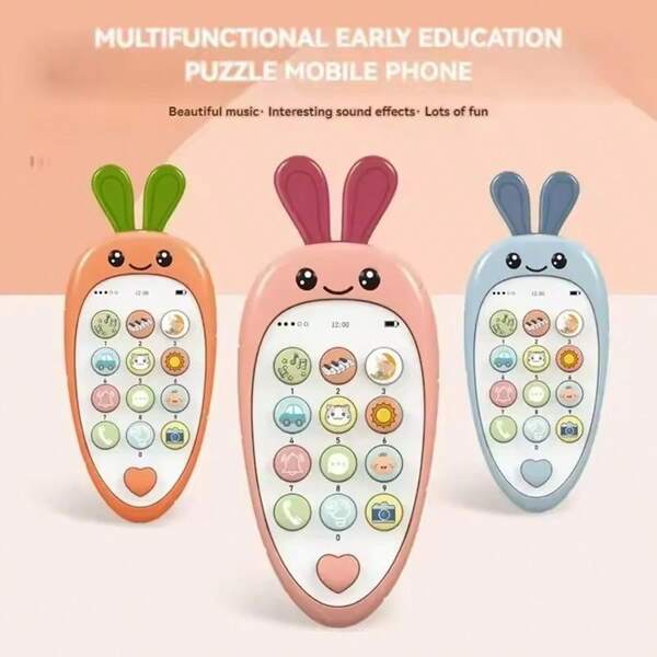 Children's Early Education Music Phone Toy, Cartoon Learning Machine For Boys And Girls, Infants