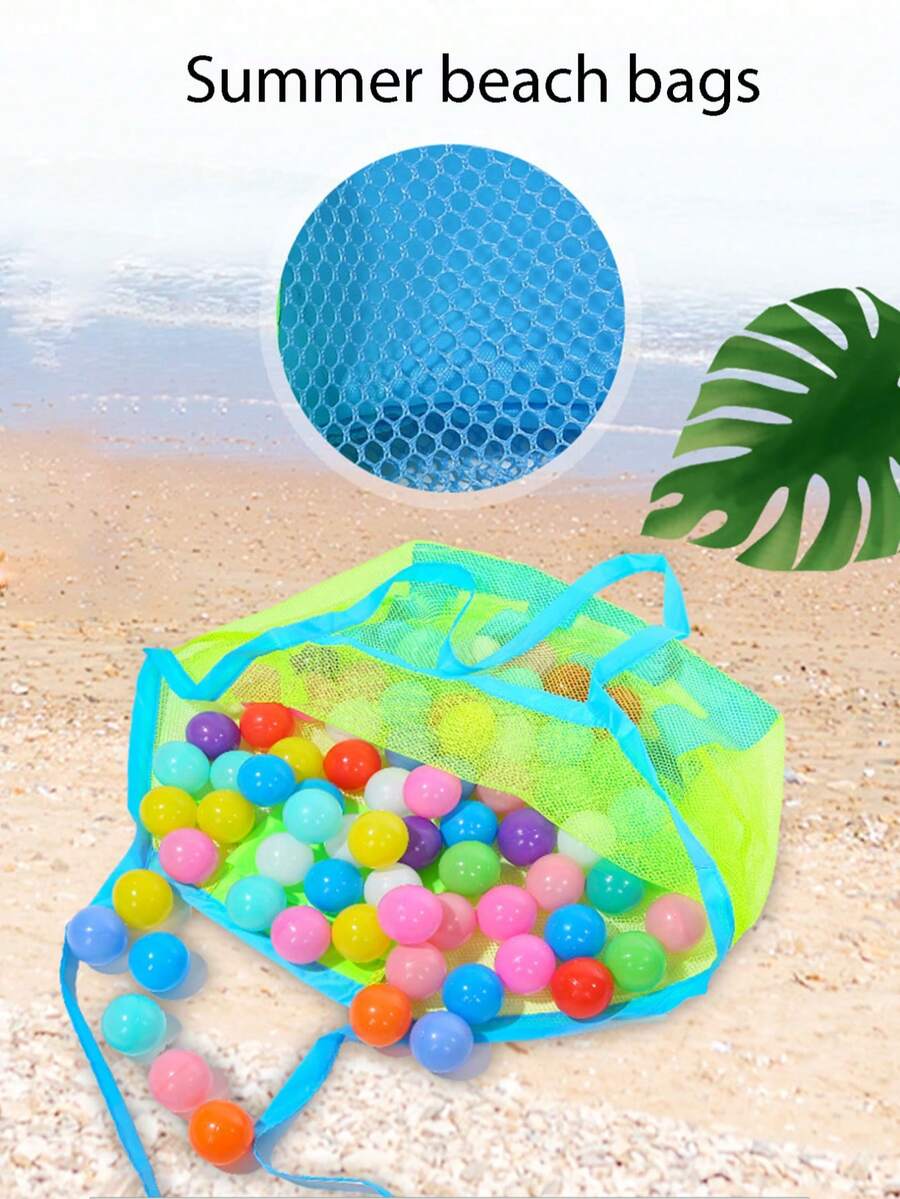 حقيبة محمولة سريعة التجفيف قطعة واحدة ، حقيبة شاطئ خفيفة الوزن من الشبك ، سلة أدوات استحمام شبكية قابلة للتعليق ، مناسبة للسفر والسباحة والرياضة والنادي الصحي والتخييم والتسوق وسكن الكلية