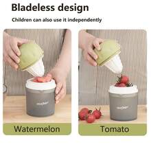 Manual Juice Maker, Mini Portable Easy-To-Use Juice Cup, Home Fruit, Orange, Lemon Squeezer Press - Multicolor - View 2