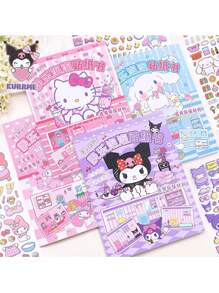 Sanrio Sanrio DIY Bubble Sticker Quiet Book With Lovely Kuromi Pattern, Exclusive Toy For Children