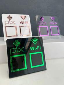 Pix Display Board Table Counter PIX And WI-FI - 白色與灰色 - 查看 4