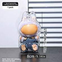 1pc For Labubu; Display Box; Transparent Protective Storage Box; Backpack Hanging Ornament; Labubu Protective Shell Compatible With Labubu