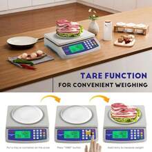 1 Peça 30Kg/1G Precisão Lcd Balança Digital Balança Eletrônica Balança De Peso Plástico Precisão Precisão Balança De Peso Alimentos Escalas