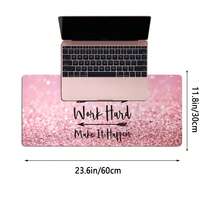 精准表面，激励型加长游戏鼠标垫 - 防滑，仿皮桌面垫，适用于学生和办公室，学习用品，返校季桌面配件，办公用品，办公桌配件，鼠标垫，桌面鼠标垫 - 彩色 - 查看 8