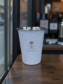 Taza de café de acero inoxidable de 350ml/11.83oz con emblema de Arabia Saudita - Regalos del Día Nacional de Arabia Saudita, portátil y duradera para camping, hogar, oficina, perfecta para regalos y vacaciones 1 pieza - Multicolor - Ver 7