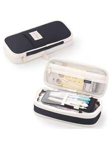 1pc Multifunctional Pencil Case Pouch Kawaii Large Capacity Organizer Pen Box Storage Bag For Girls Back To School Supplies Accessories Stationery,Back To School,School Supplies,Pencil Pouch,School Bag