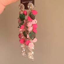 Boucles d'oreilles pendantes minimalistes à pampilles colorées en forme d'étoile, à la mode et polyvalentes pour femmes