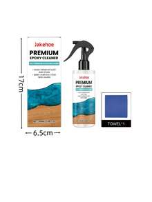 Epoxy Resin Cleaner - Stain Remover, Scratch Repair, Surface Polishing & Maintenance Agent. One Spray And Wipe, Strong Cleaning Power, No Water Stains, Odor Removal