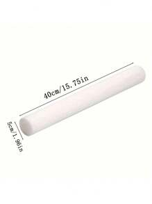 1/2/4/6 piezas de espuma floral blanca premium 40cm x 5cm - Base para arreglos florales de boda DIY, esponja cilíndrica sólida, para arreglos florales, tubos de espuma de poliestireno, para modelado y manualidades DIY, decoraciones para eventos y fiestas