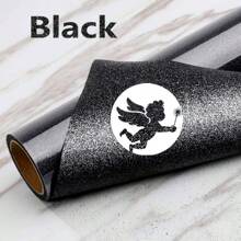 Rouleau de vinyle de transfert thermique pailleté - 12x19,5 pouces, coupe facile et HTV pour t-shirts, vestes, jeans et sacs à dos - écussons à repasser permanents pour toutes les machines de découpe