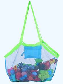 حقيبة محمولة سريعة التجفيف قطعة واحدة ، حقيبة شاطئ خفيفة الوزن من الشبك ، سلة أدوات استحمام شبكية قابلة للتعليق ، مناسبة للسفر والسباحة والرياضة والنادي الصحي والتخييم والتسوق وسكن الكلية