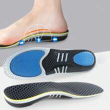Plantillas deportivas de silicona, alta elasticidad y absorción de impactos, soporte de arco, placa de carbono, antivuelco, amortiguación cómoda para correr y estar de pie, aislamiento de almohadillas para zapatos, regalos para el Día de San Valentín, cachorros, carnaval, zapatos, selecciones de primavera y verano, regalos para damas de honor, habitación, playa, viaje, para hombres, para mujeres, vacaciones en la playa, verano, vacaciones, fiesta, blusas para salir, artículos del hogar, estante para zapatos, ahorrador de almacenamiento, ceremonia de graduación, felicitaciones graduado, fiesta de graduación - Negro - Ver 4
