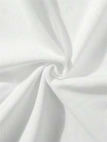 Women's Casual Round Neck-Shirt With Neurodiversity & Floral Brain Print, 220g Cotton, Casual Crew Neck, Great Weekend Escapades And Outdoor Fun.Suitable Both Men And Wo - 白色 - 查看 3