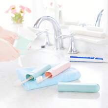 1/2/4 piezas Estuche de viaje para cepillo de dientes - Mantiene el cepillo de dientes talla grande higiénico, conveniente para viajar, diseño de material, múltiples colores para satisfacer las necesidades de moda personal