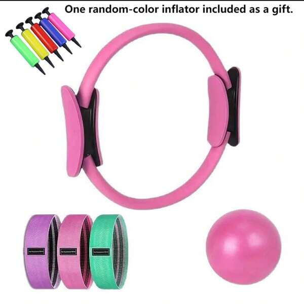 Pilates Ring And Other Fitness Equipment Set, A Magic Tool For Slimming, Yoga Shaping, Household Leg-Slimming Device
